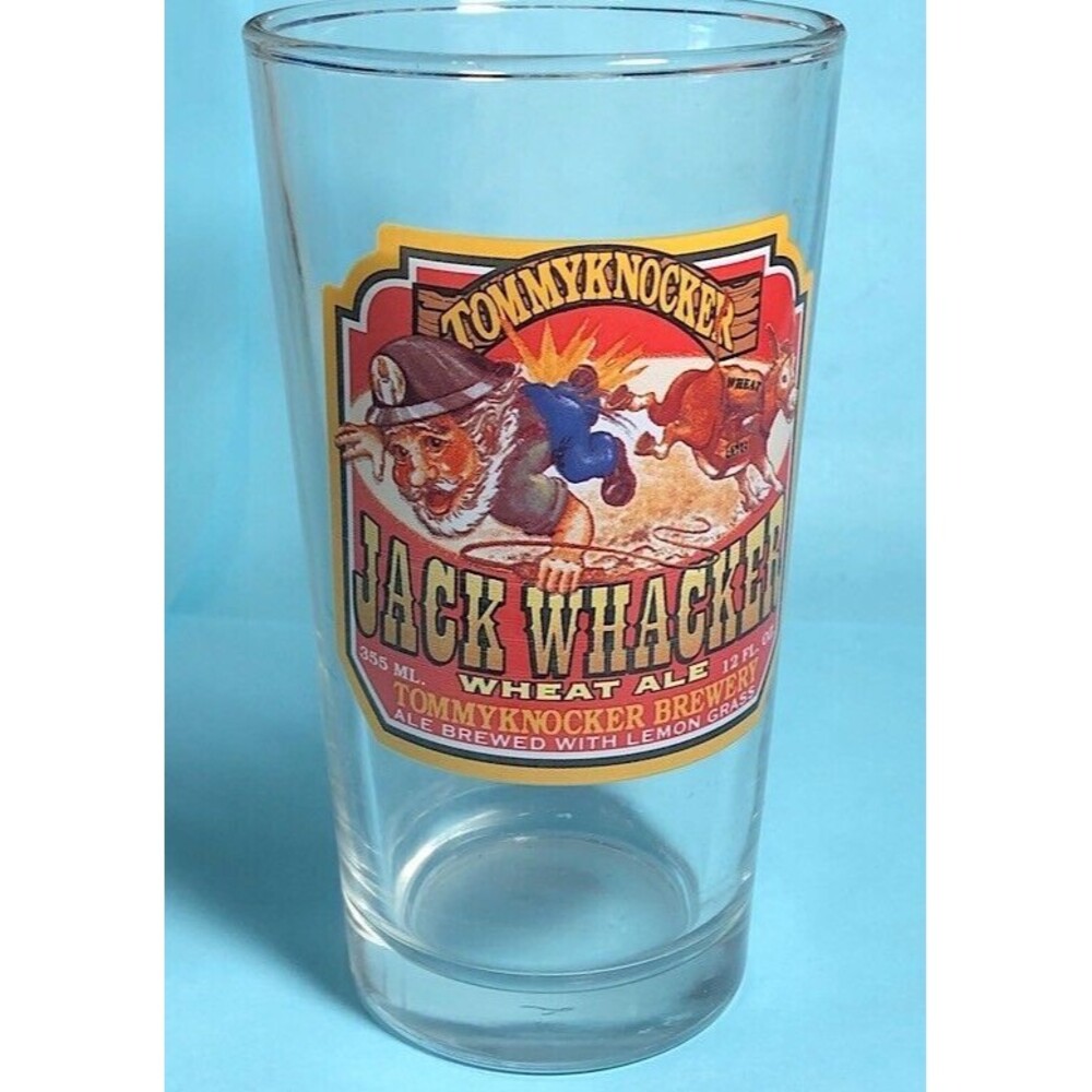 Tommy Knockers Brewery -Jack Whacker Wheat Ale 16oz Beer Glass